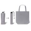 Werbeartkel individuell bedruckbar Regenschirm Super Mini & Shopper grau Taschenschirm