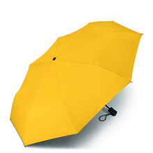 Werbeartikel Regenschirm Taschenschirm individuell bedruckbar gelb
