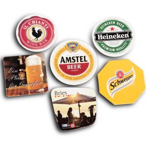 Werbeartikel Bierdeckel individuell bedruckbar