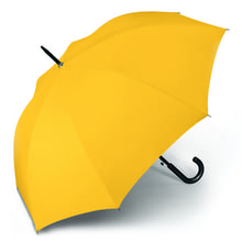 Werbeartikel Regenschirm gelb Stockschirm individuell bedruckbar