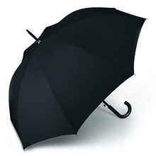 Werbeartikel Regenschirm schwarz Stockschirm individuell bedruckbar