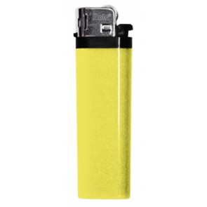 Werbeartikel Feuerzeug gelb individuell bedruckbar Reibrad